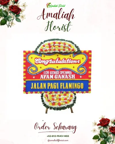 Bunga Papan Congratulation di Pringu